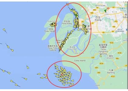 Serious Congestion at Port KLANG, MALAYSIA/ The containers could not be picked up one week after arrival/ Shipment delayed very much